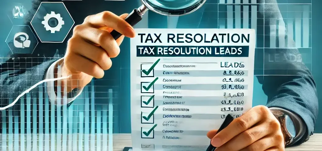 tax resolution leads